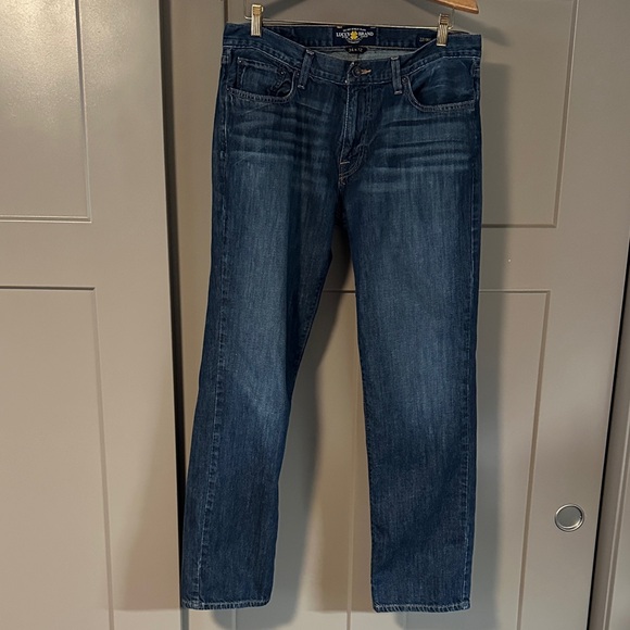 Lucky Brand Men's Straight Blue Jeans - Picture 1 of 6
